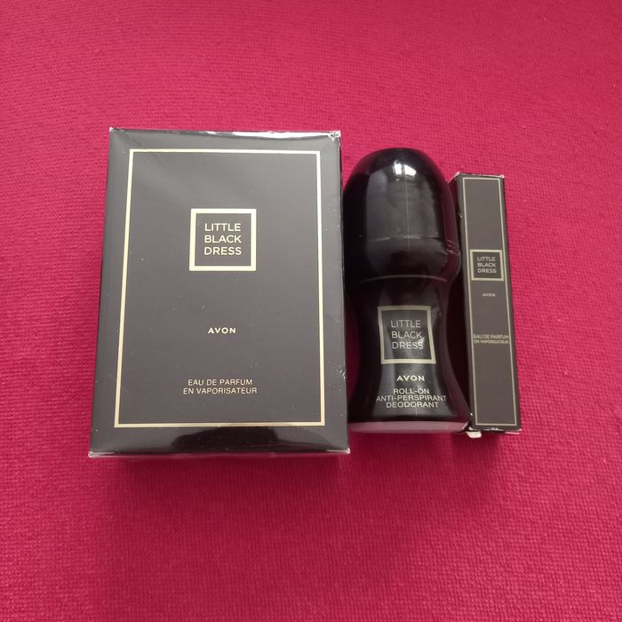 Avon zestaw LBD Little Black Dress 100 ml + 10 ml + kulka