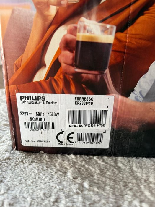 Automatyczny ekspres ciśnieniowy Philips ep2330/10 LatteGo 1500 W