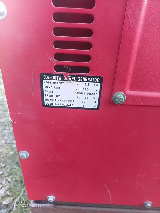 Дизельний зварювальний генератор.