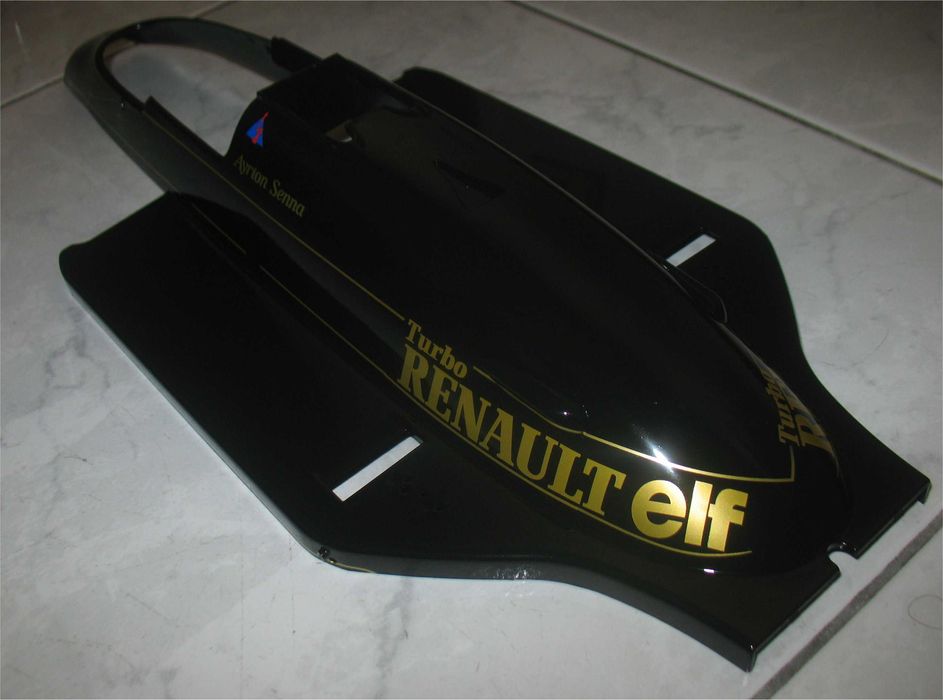 Ayrton Senna- Cobertura motor/chassis do Lotus Renault 97T -Escala 1/8