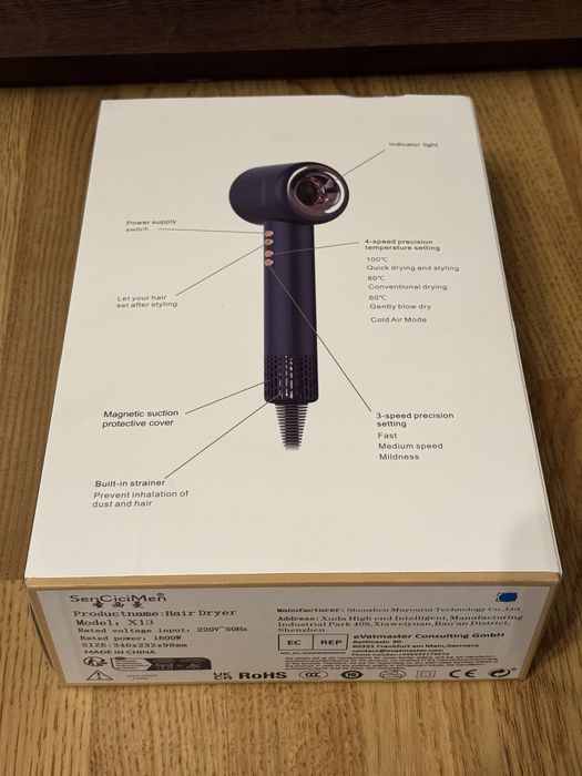 Suszarka z Jonizacja X13 SenCi Zestaw