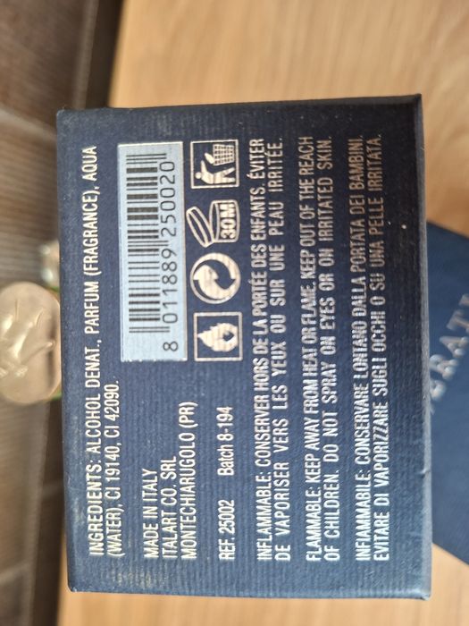 Maserati La Martina 100 ml butelka i pudełko
