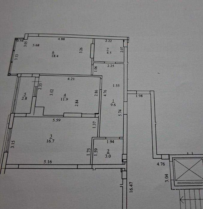 2-кімнатна квартира за адресою вул. Антоненка-Давидовича (площа 66,9 м²) - Atlanta.ua - фото 2