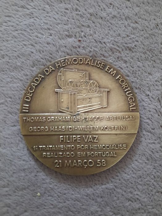 Medalhas em bronze -saude