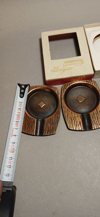 Zestaw popielniczka brydżowa prl