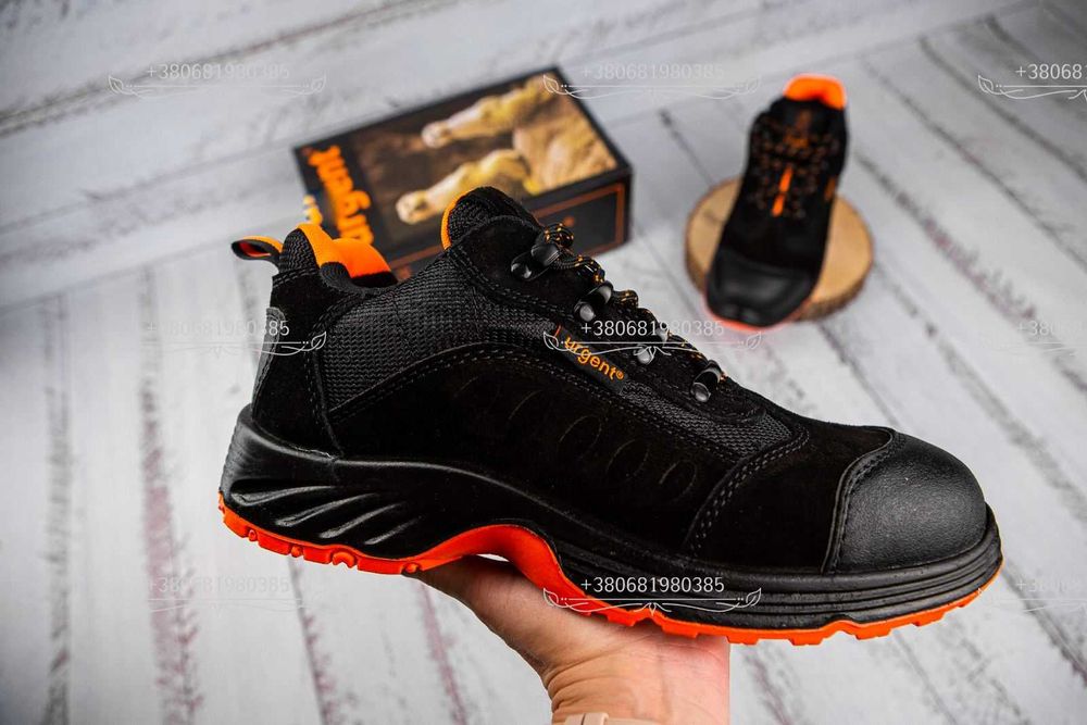 Спецвзуття робоче з металевим підноском, кросівки із захистом