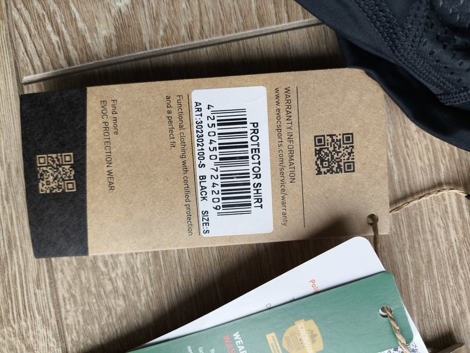 Koszulka ochronna  zbroja surron Evoc LITESHIELD Plus black S MTB