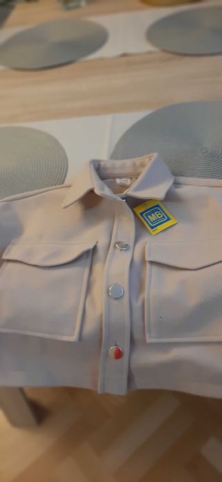 Bluza - wdzianko beżowe dla dziewczynki