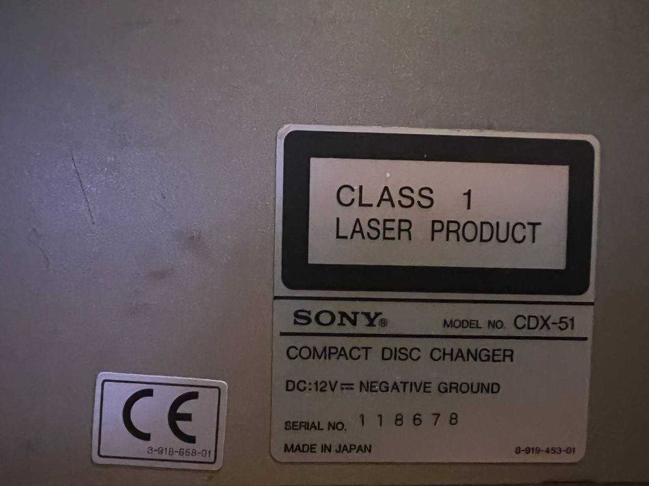 CD changer SONY CDX 51 (для авто)