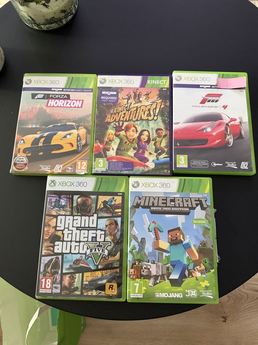 Gra xbox 360 pakiet pięciu gier