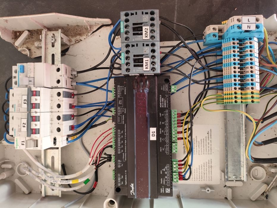 Quadro elétrico controlador Danfoss