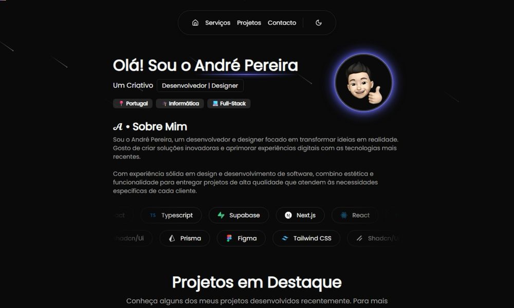 Criação de Websites e Aplicações Personalizadas