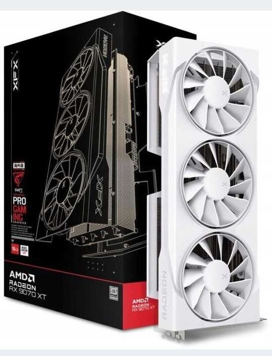 Karta graficzna XFX Swift Radeon RX 9070 XT White 3-Fan 16GB