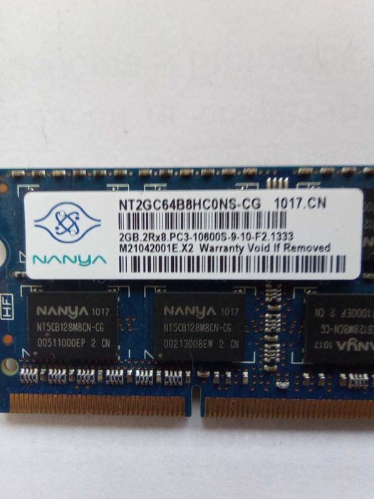 sodimm DDR3 4Gb (2+2)