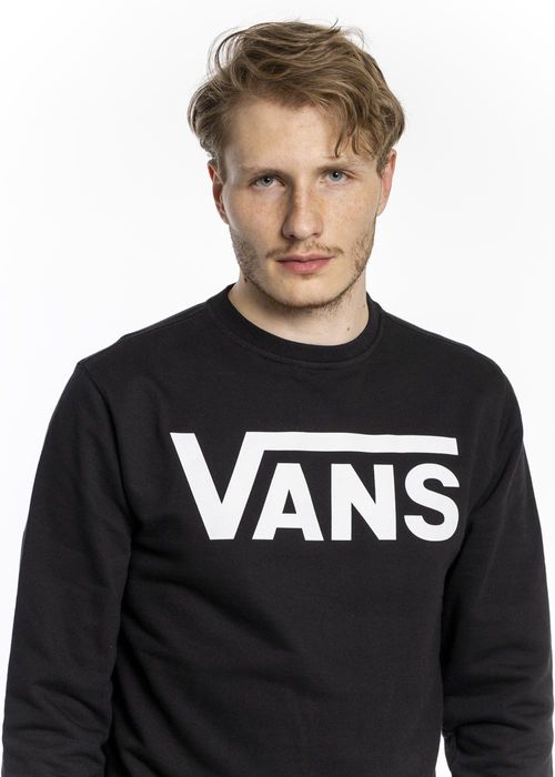 Bluza czarna z nadrukiem logo Vans M
