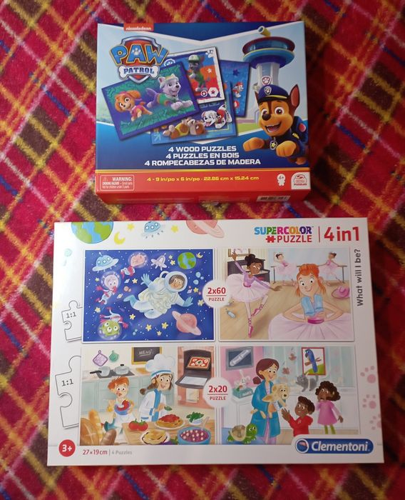 Пазли castorland paw patrol великі паперові дерев'яні вкладиші пишемо