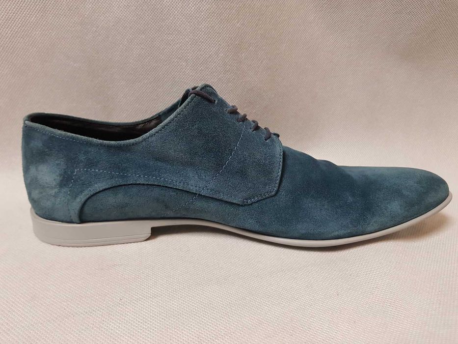 HUGO BOSS - Męskie Buty Zamszowe roz. 45 - 29,5 cm Super _ >
