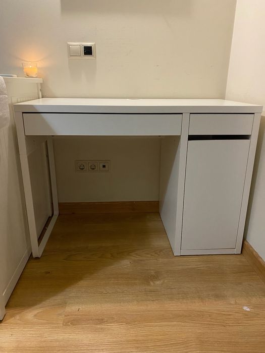 Secretária, branco, 105x50 cm