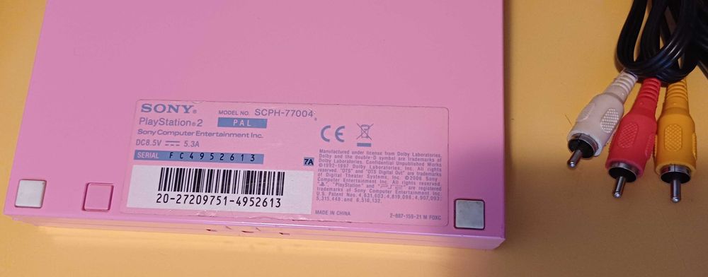 Konsola Playstation2 Slim Pink różowa SCPH-77004 w pełni sprawna