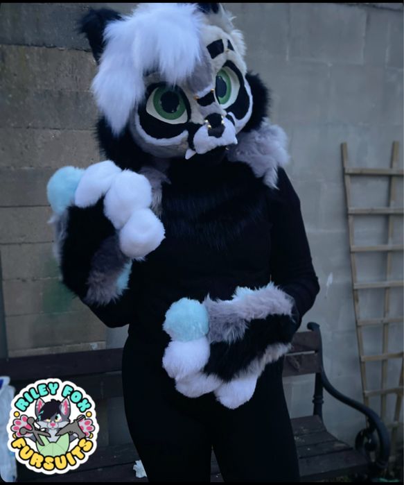 Kot- szop mini partial fursuit premade