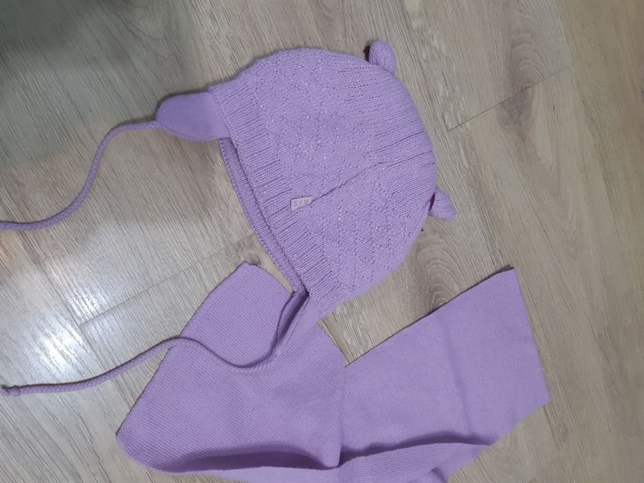 Czapka szalik r. 54 Ajs na zime komplet