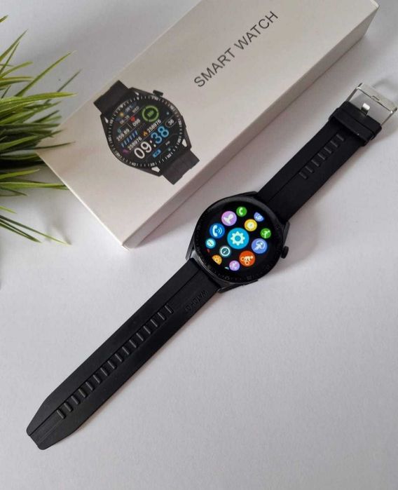 Nowy smartwatch czarny