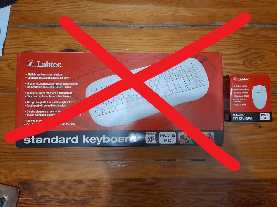 Several computer keyboards (boxed, PS2 connector)64584477234434124