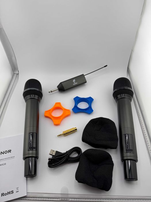 Mikrofon Tonor TW-520 bezprzewodowy karaoke wesela kościół regulacja