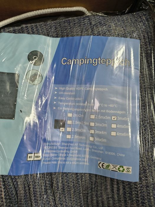 Mata kampingowa 3x6