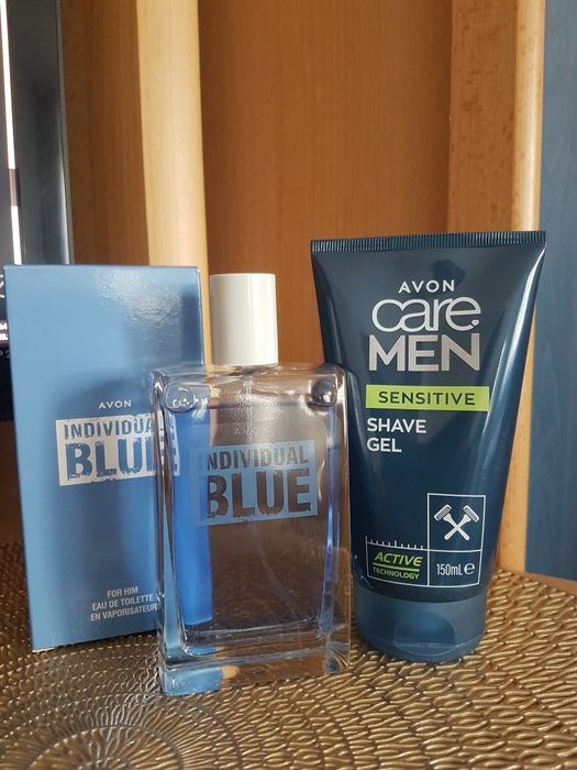 Zestaw perfumy Individual Blue Avon + żel do golenia Care MEN Avon