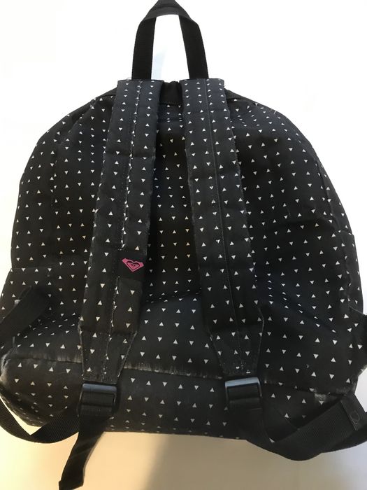 ROXY. Plecak czarny w kropki leciutki