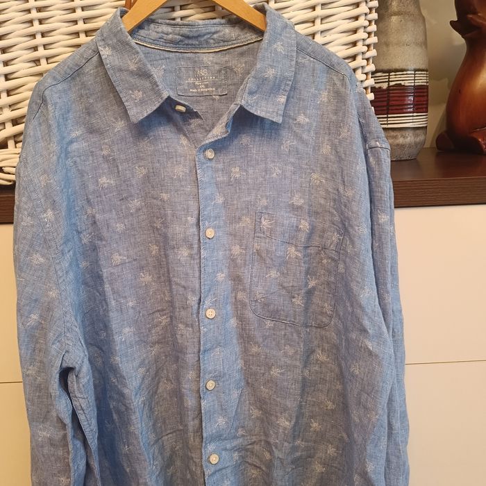 Koszula Marks&Spencer 100%len