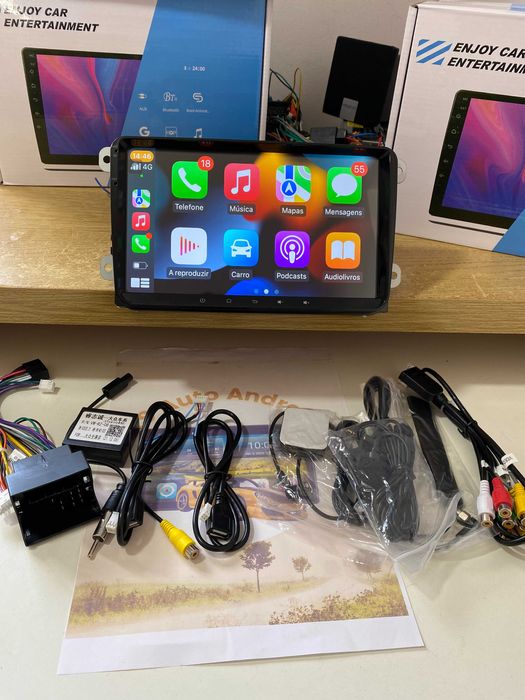 AutoRadio P/ VW-SKODA-SEAT 2Din '9' Android 13-32gb-64gB CarplayRDS