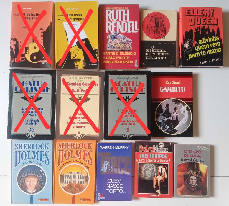 Livros Policiais, thrillers, romances, ficção de autores aclamados