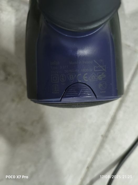 Secador Braun avariado