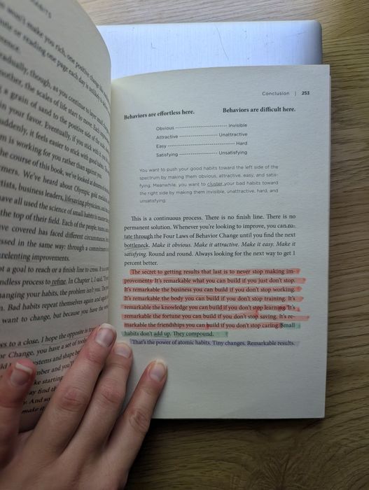 Atomic habits, James Clear