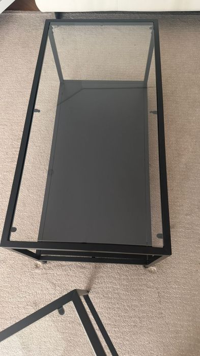 mesa de centro c vidro