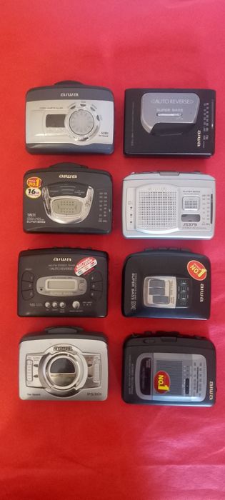 Касетні плеєри aiwa,sony,panasonic