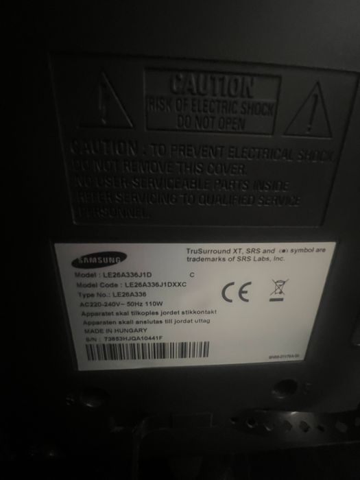 Tv SAMSUNG 25” a funcionar normalmente