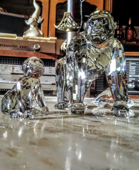 SWAROVSKI cтатуэтки Обезьяны/Monkeys