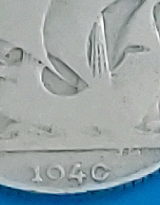 2$50 de 1940, Republica Portuguesa Prata  c/ Defeito no ano