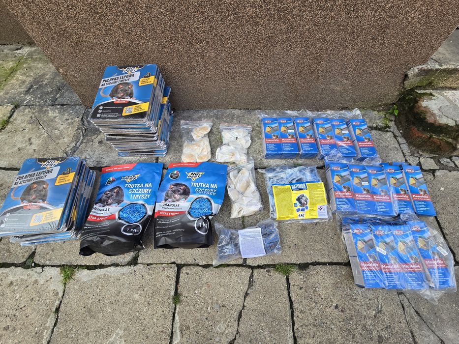 Trutki,pułapki i lepy na myszy i szczury.