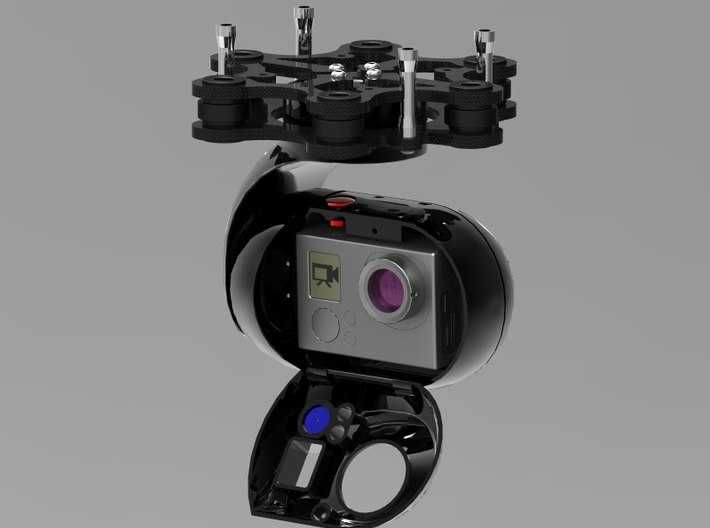 3D підвіс для камери GoPro 2 або аналогів 3D друк