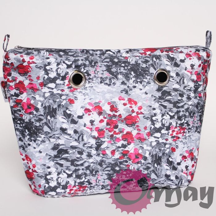 organizer do OBAG URBAN +OPASKA kwiaty akwarelowe róż szary VIP OMAY