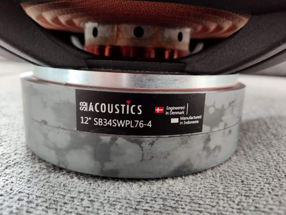 Сабвуферный динамикSB Acoustics SB34SWPL-76-4 12" Subwoofer
Подключалс