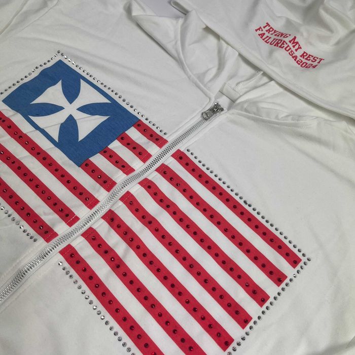 Zip-Hoodie USA balenciaga, numbernine, LGB, LGB, archive, opium