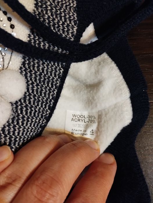 Зимняя шапка на девочку