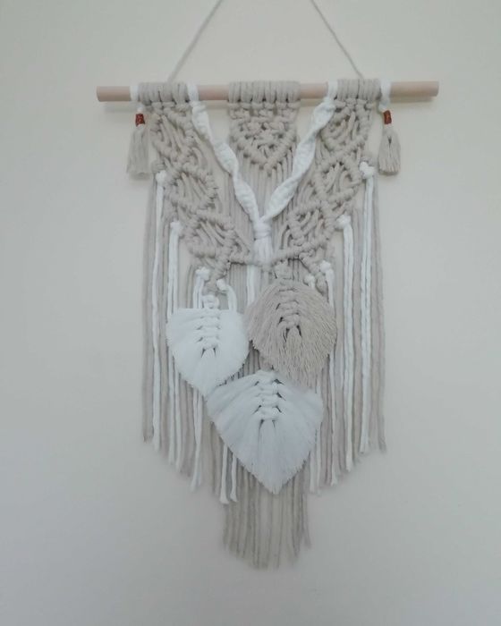 Paineis e porta chaves em macrame