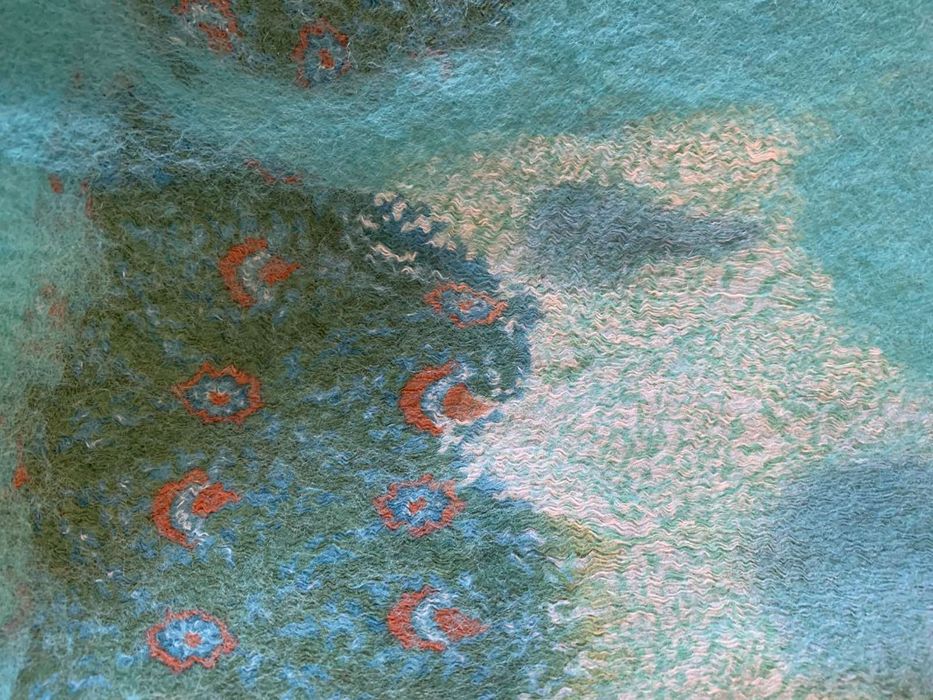 Валяне авторське Handmade з вовни та шовку, бохо