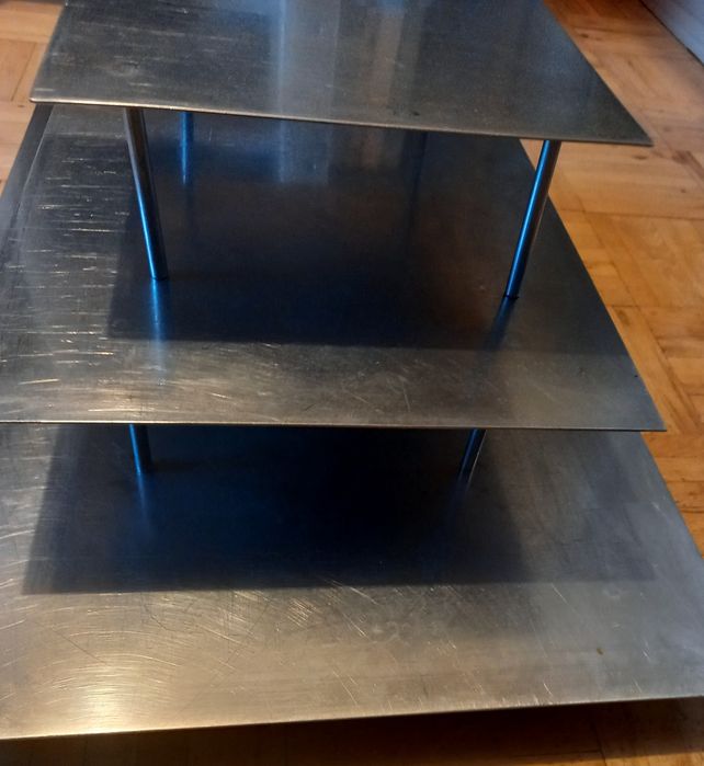 Stelaż ukryty do tortu piętrowego ANGLIK prostokątny 3-elementowy